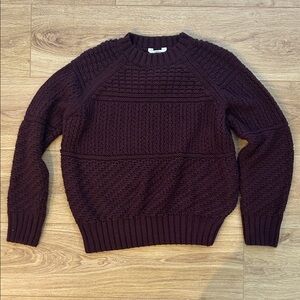 Woman's Burgundy Sweater